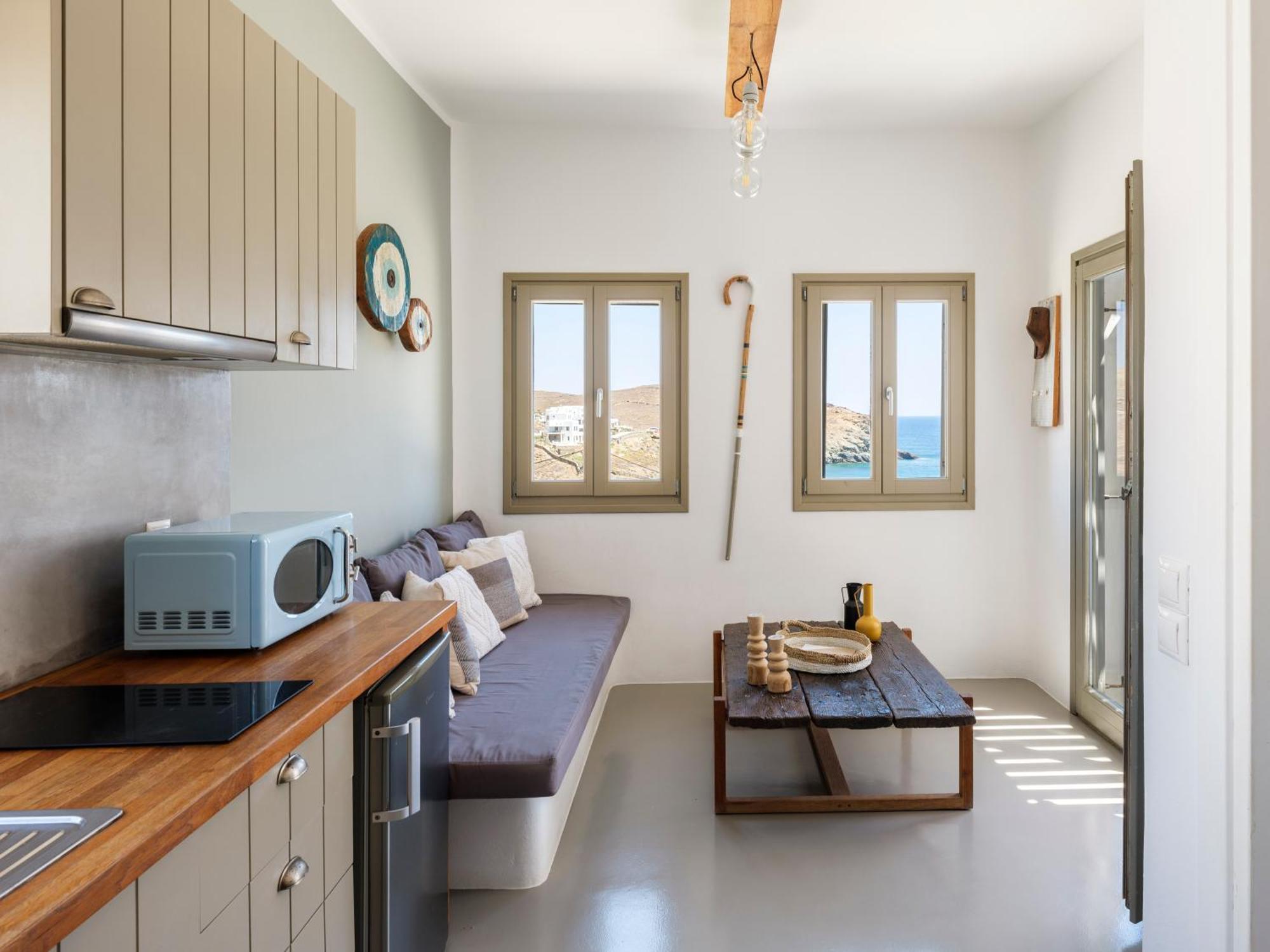 Sea Rock & Sky Private Mykonos Residence Merchia Beach Ngoại thất bức ảnh