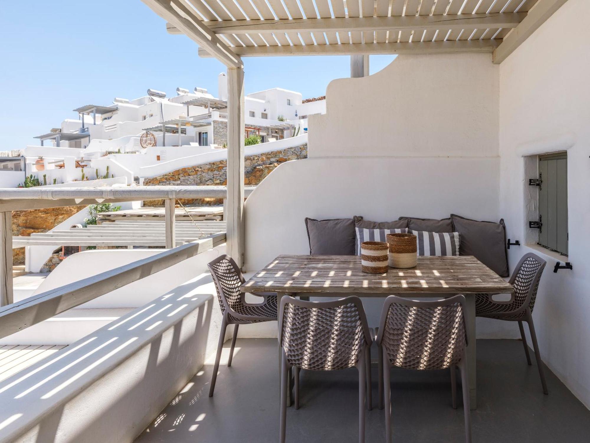 Sea Rock & Sky Private Mykonos Residence Merchia Beach Ngoại thất bức ảnh