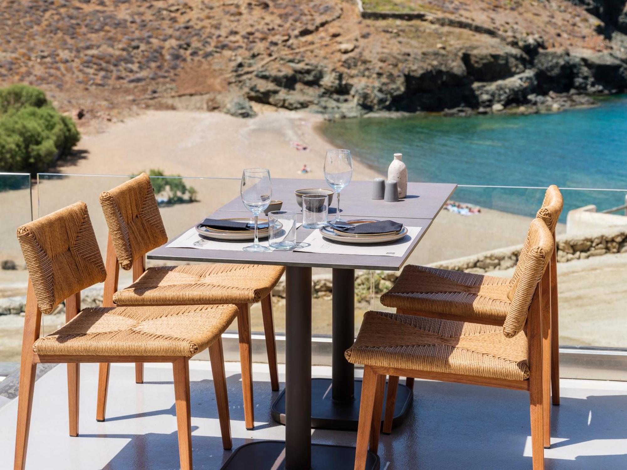 Sea Rock & Sky Private Mykonos Residence Merchia Beach Ngoại thất bức ảnh