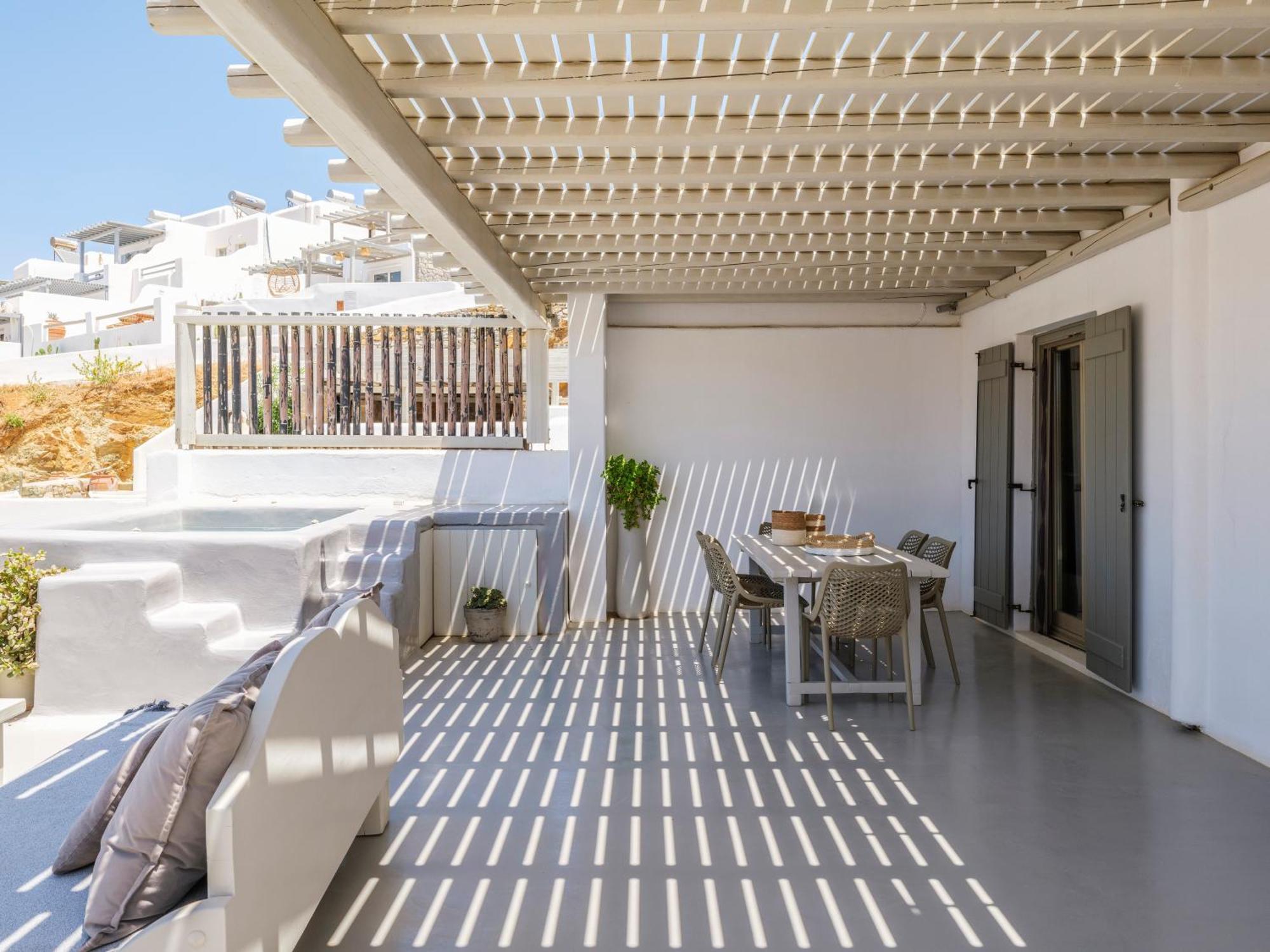 Sea Rock & Sky Private Mykonos Residence Merchia Beach Ngoại thất bức ảnh