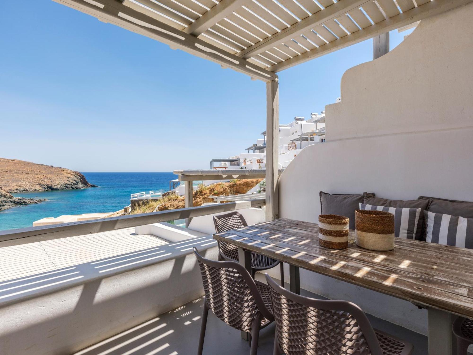 Sea Rock & Sky Private Mykonos Residence Merchia Beach Ngoại thất bức ảnh