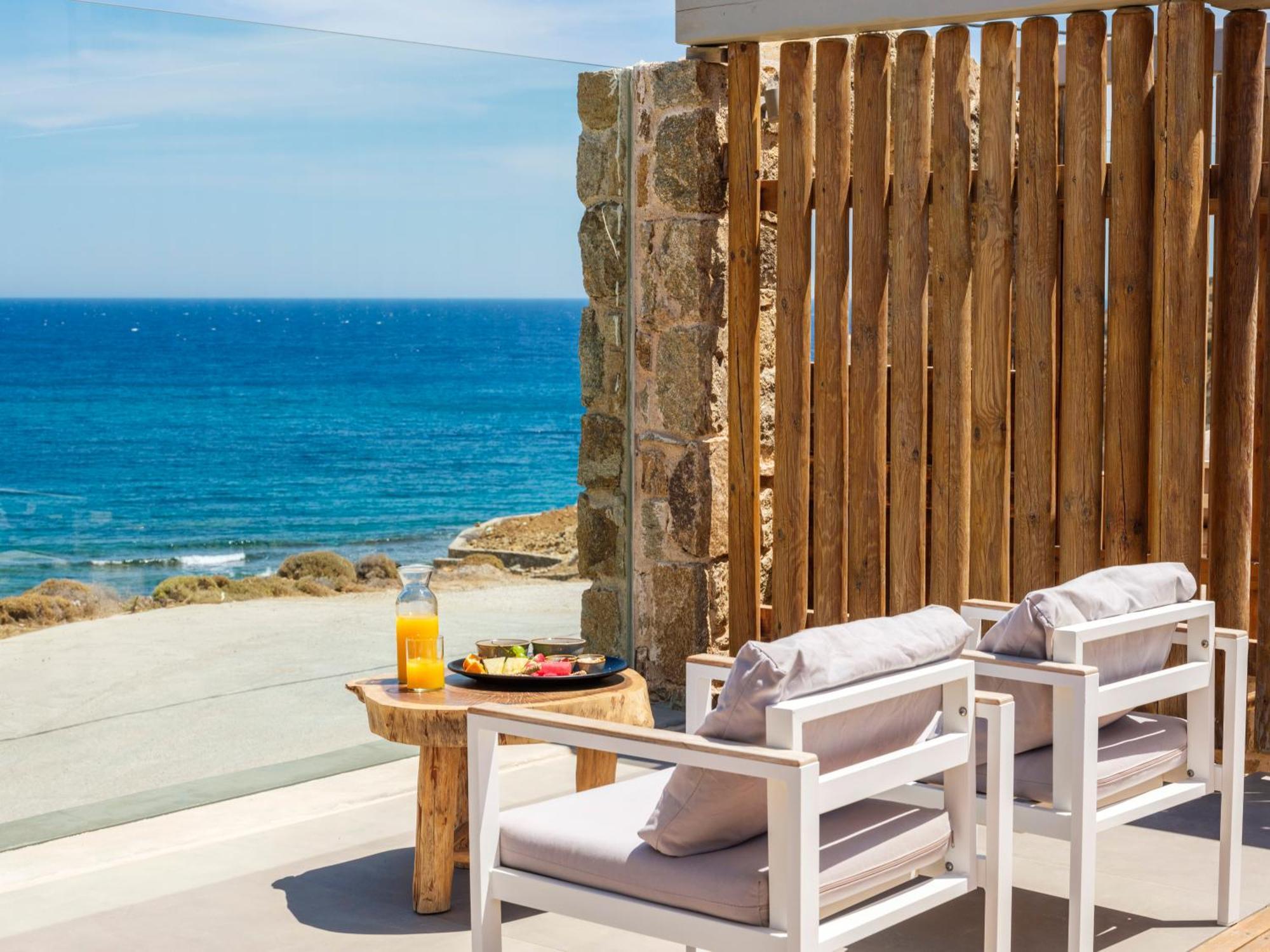 Sea Rock & Sky Private Mykonos Residence Merchia Beach Ngoại thất bức ảnh