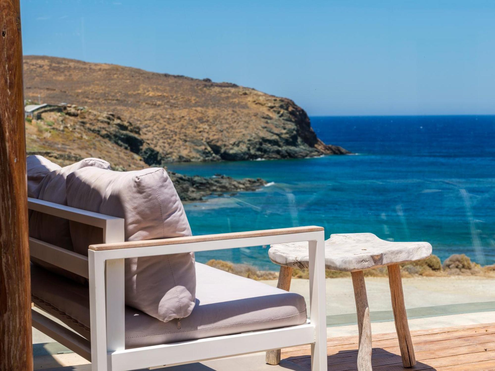 Sea Rock & Sky Private Mykonos Residence Merchia Beach Ngoại thất bức ảnh